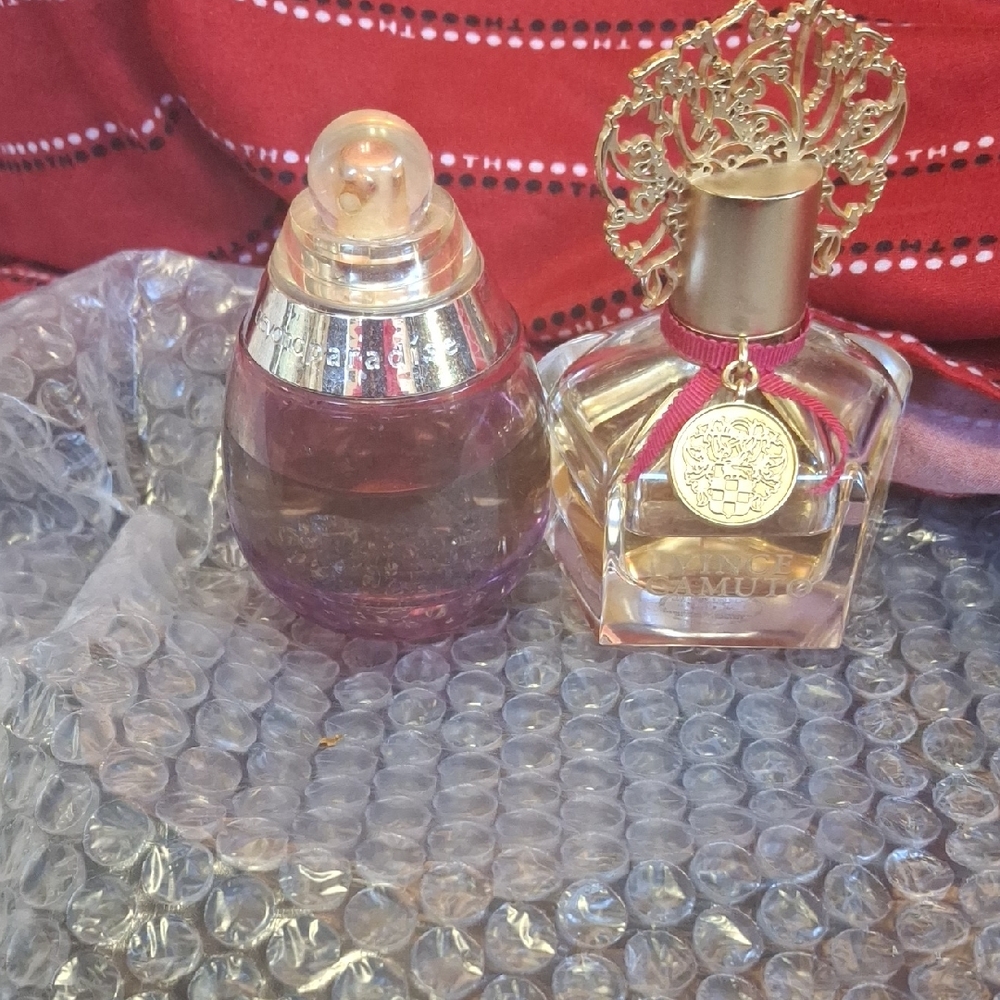 Juicy Couture Perfume Duo with Gold and Silver Accents And Beyond Paradise